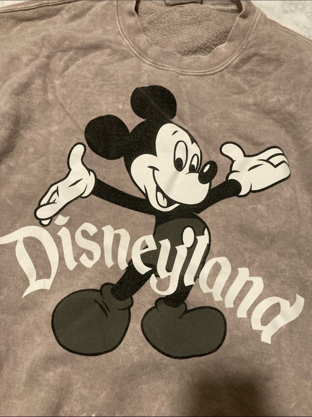 Disneyland Vintage Style Mickey Graphic Pullover